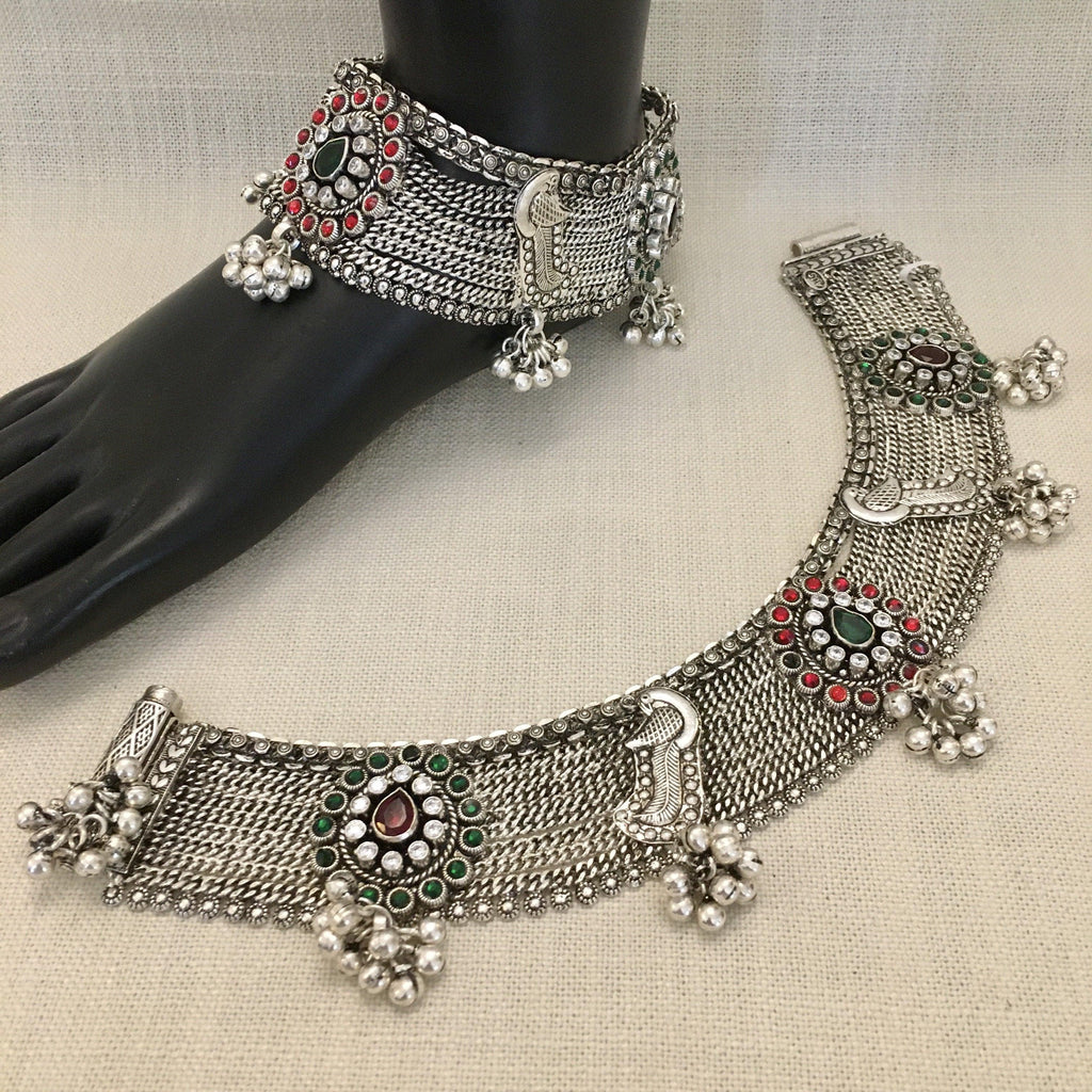 Bridal Pajeb - Angaja Silver