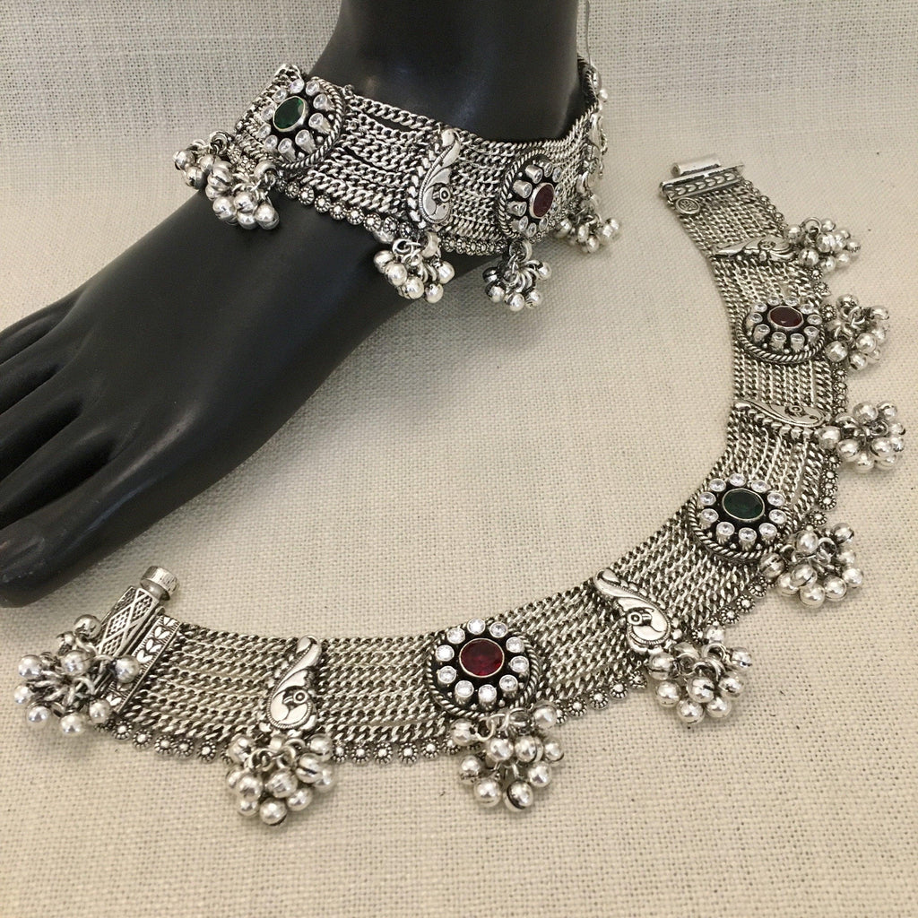 Bridal Pajeb - Angaja Silver