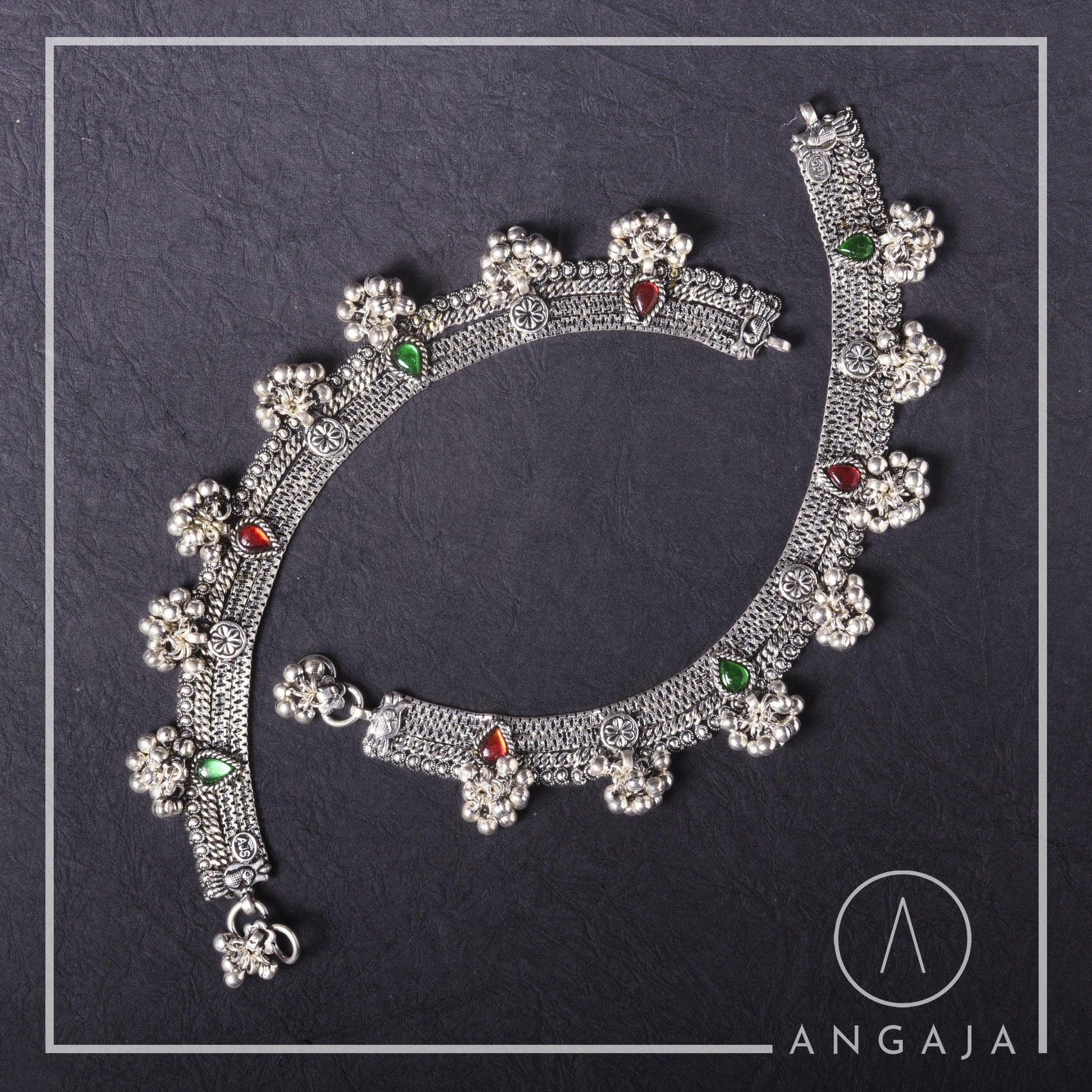 Bridal Pajeb - Angaja Silver