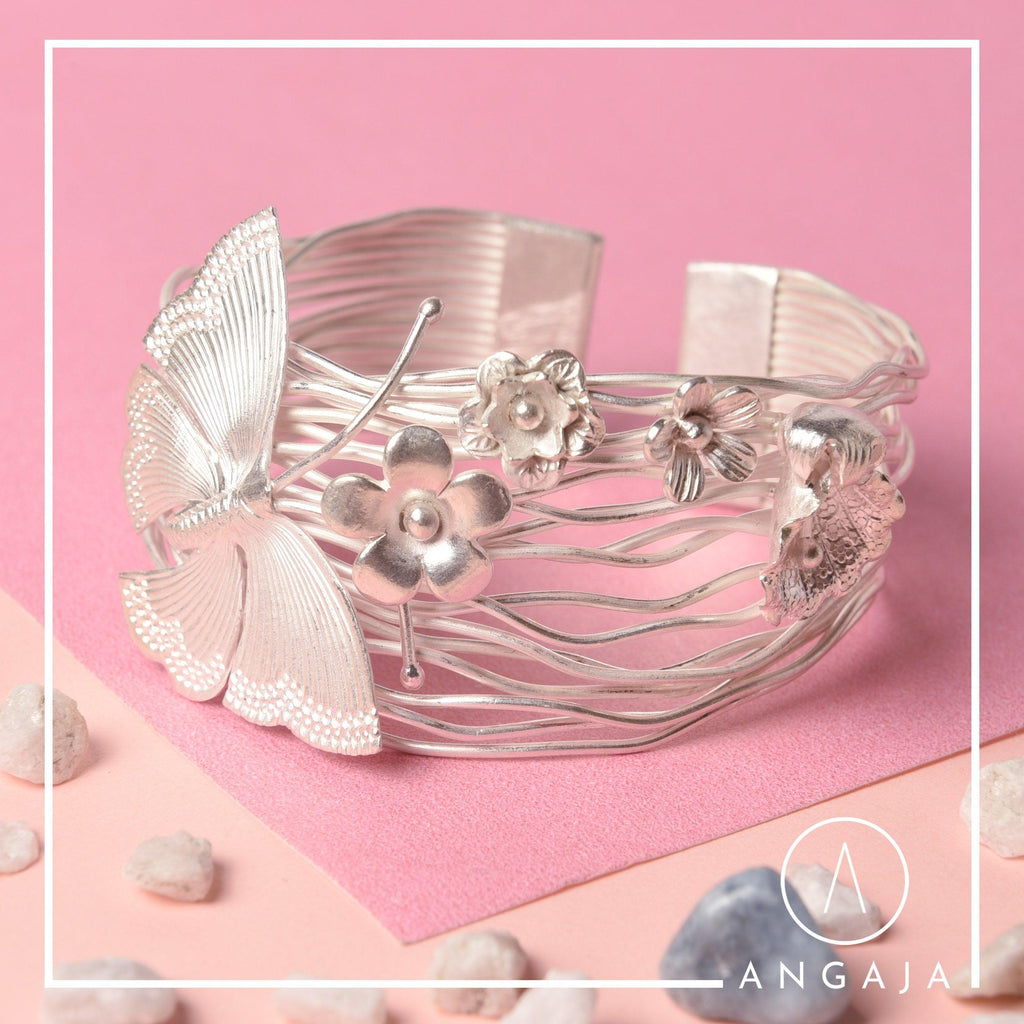 Butterfly Silver Bracelet - Angaja Silver