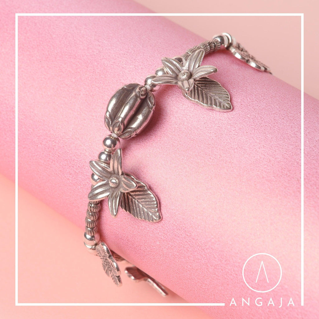 Charms Silver Bracelet - Angaja Silver