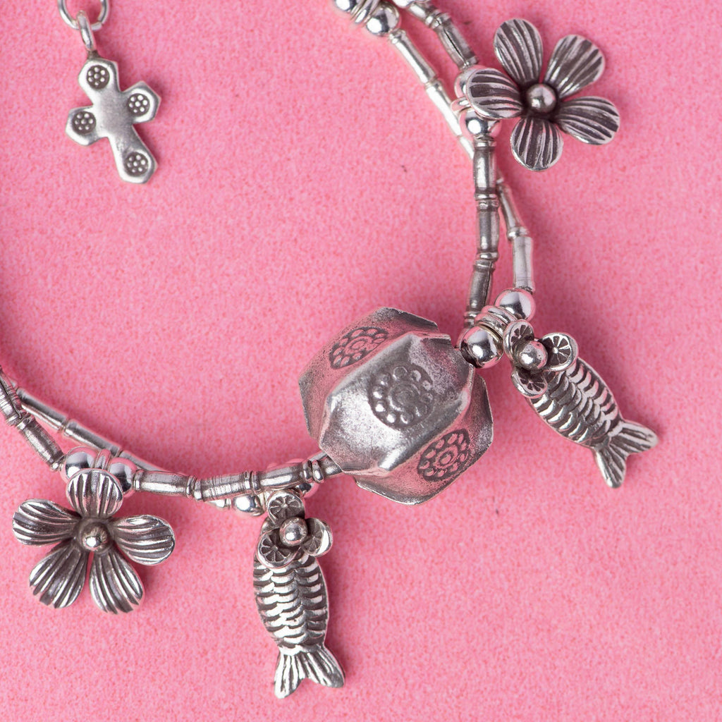 Charms Silver Bracelet - Angaja Silver