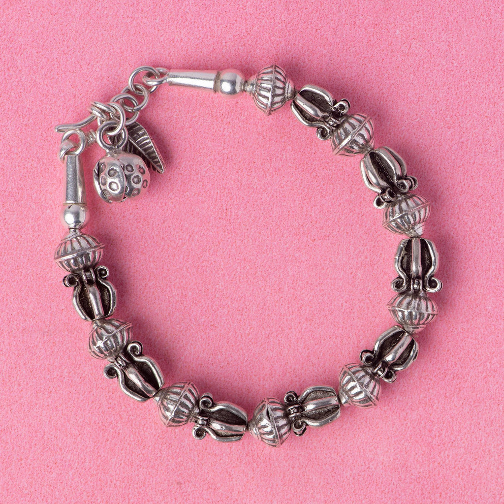 Charms Silver Bracelet - Angaja Silver