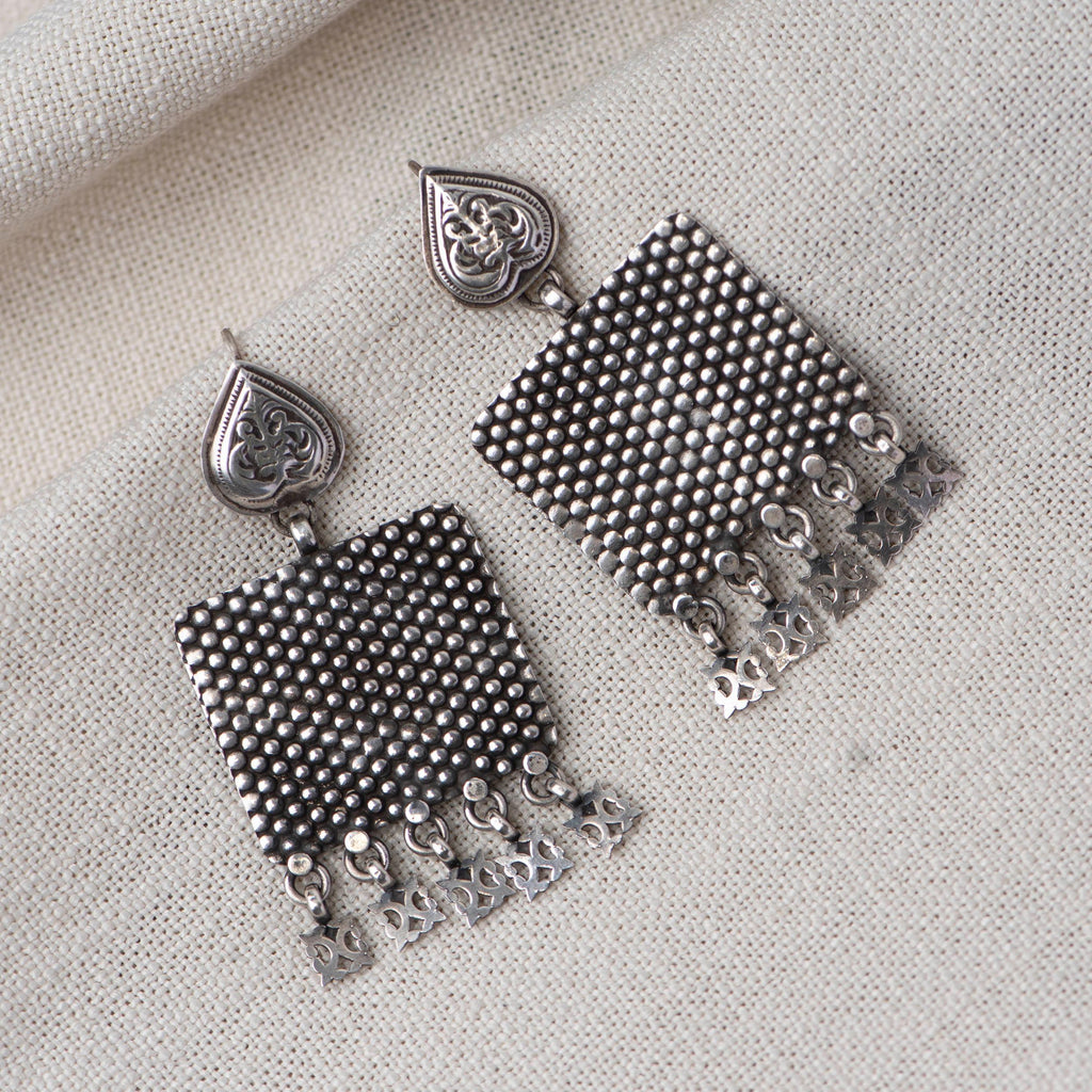 Classic Silver Earrings - Angaja Silver