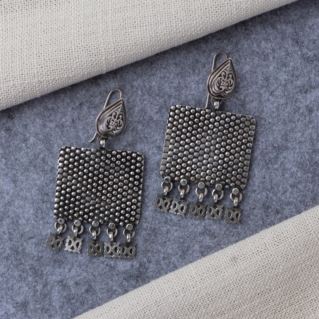 Classic Silver Earrings - Angaja Silver