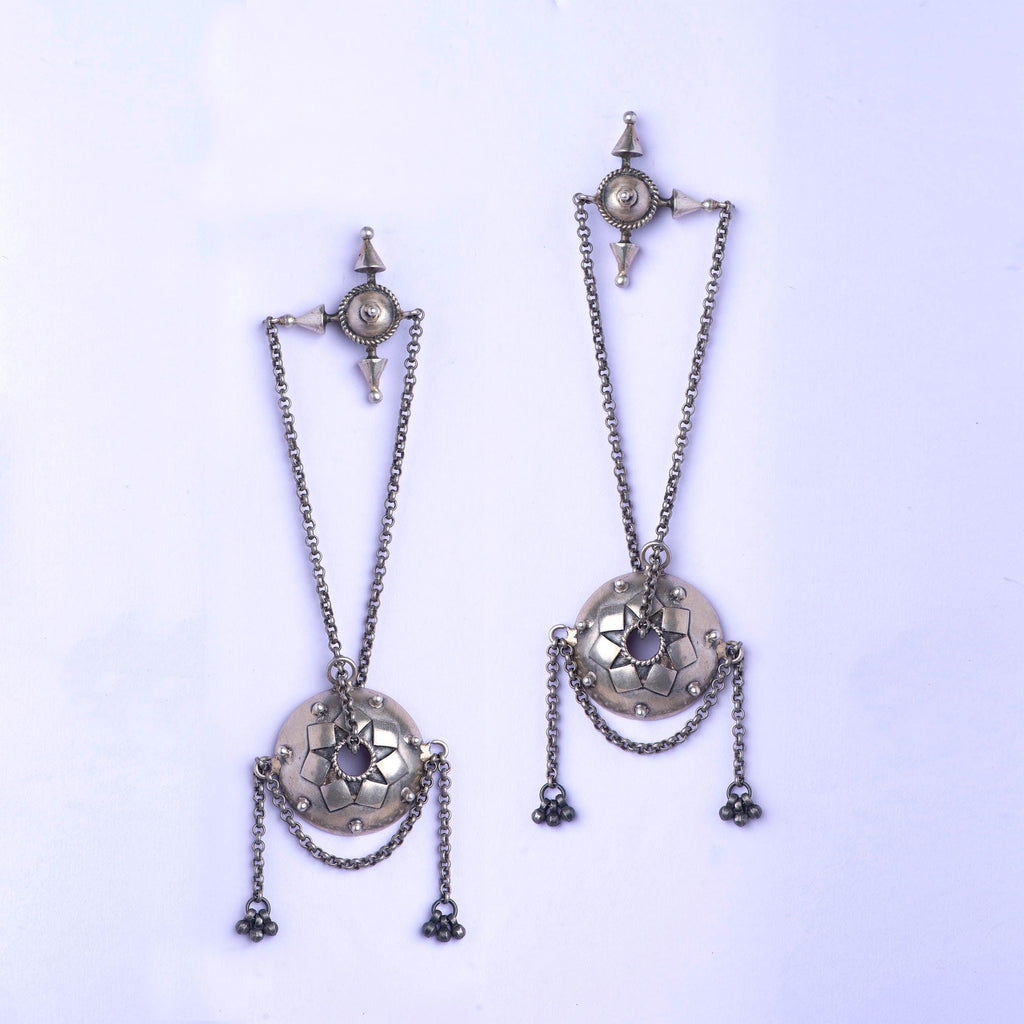 Classic Silver Earrings - Angaja Silver