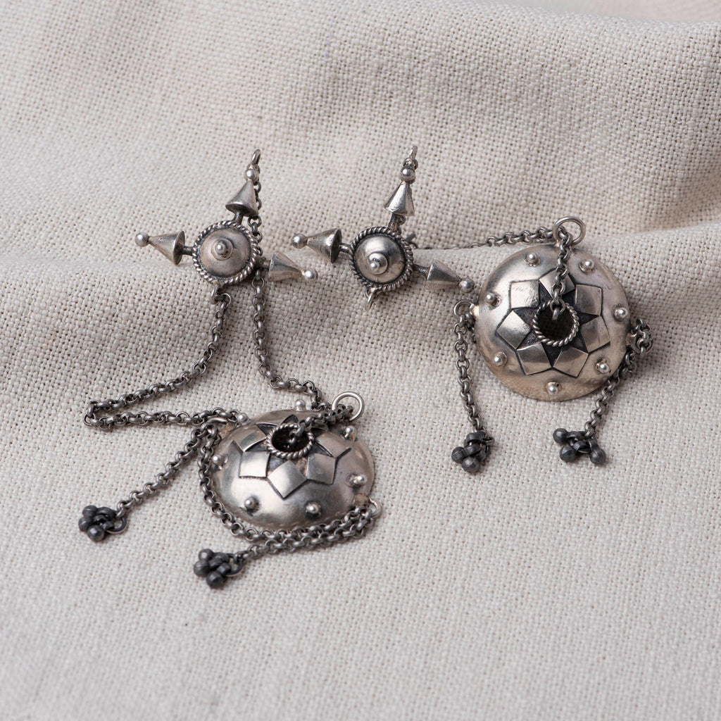 Classic Silver Earrings - Angaja Silver