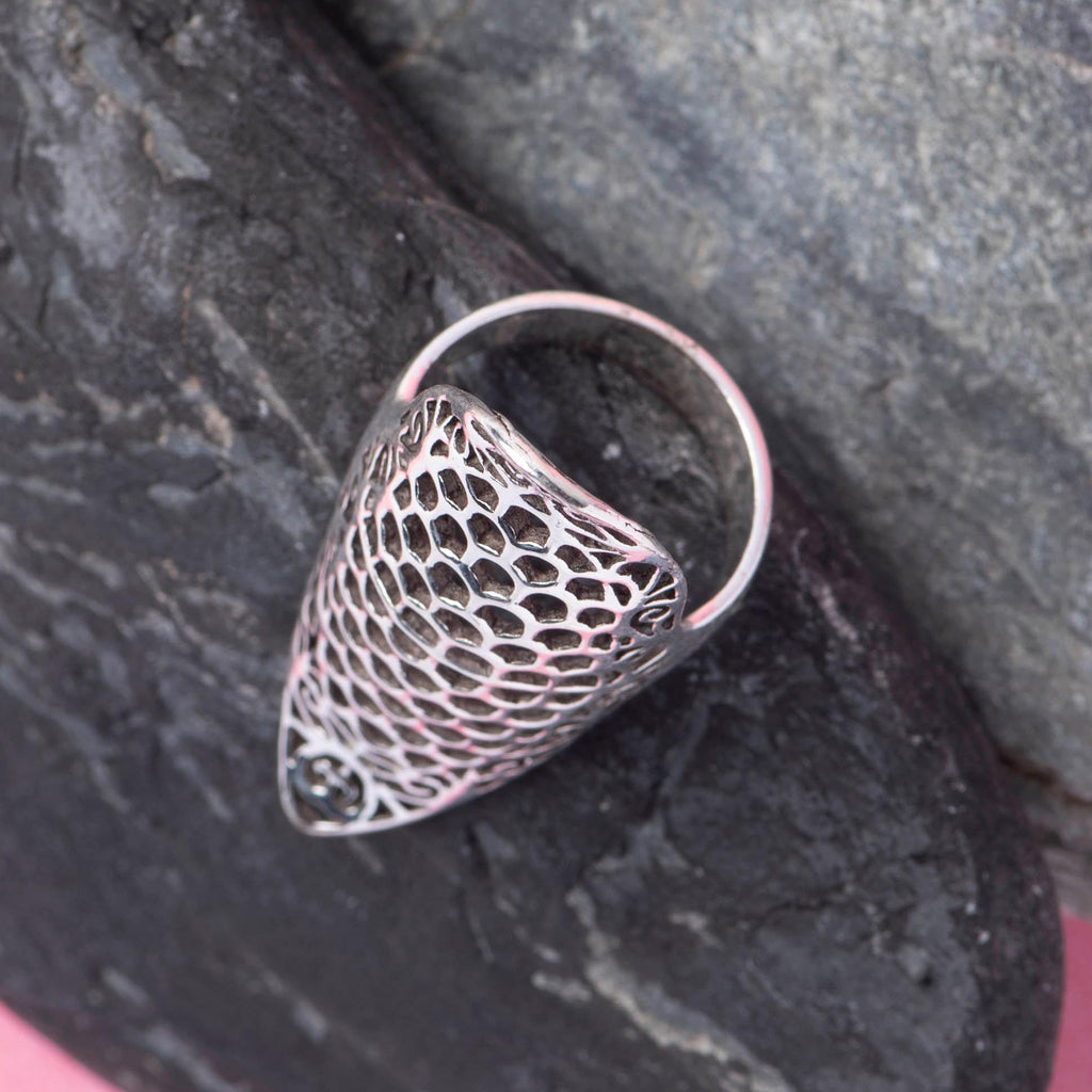 Cocktail Silver Ring - Angaja Silver