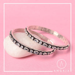 Cut Stone Bangle