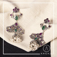 Cut Stone Earrings
