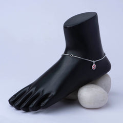Silver Anklet - Pair