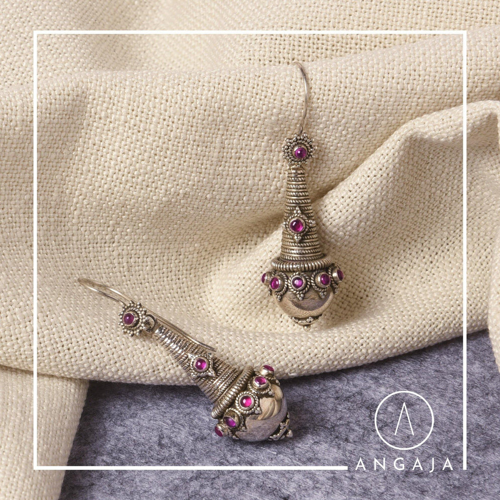 Earrings - Angaja Silver