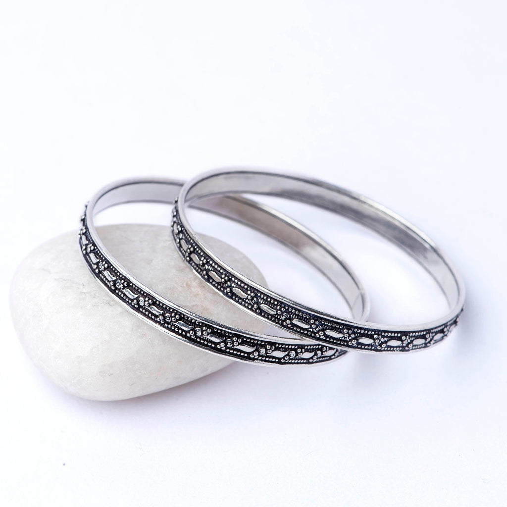 Silver Bangles - Angaja Silver