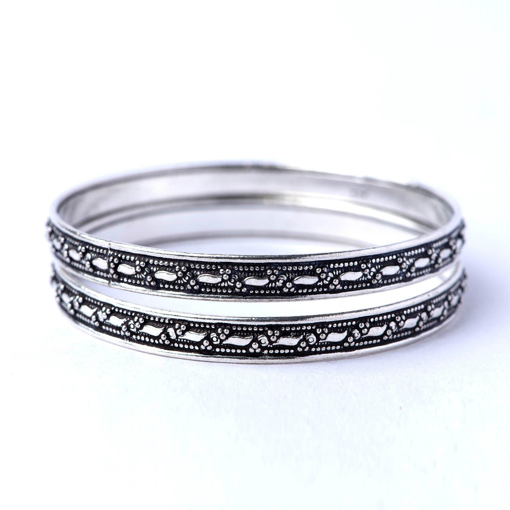 Silver Bangles - Angaja Silver