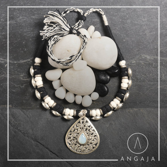 Tribal Necklace - Angaja Silver