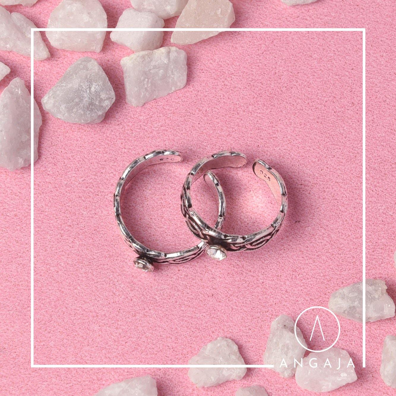 Silver Toe Ring - Angaja Silver