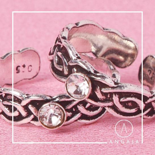 Silver Toe Ring - Angaja Silver