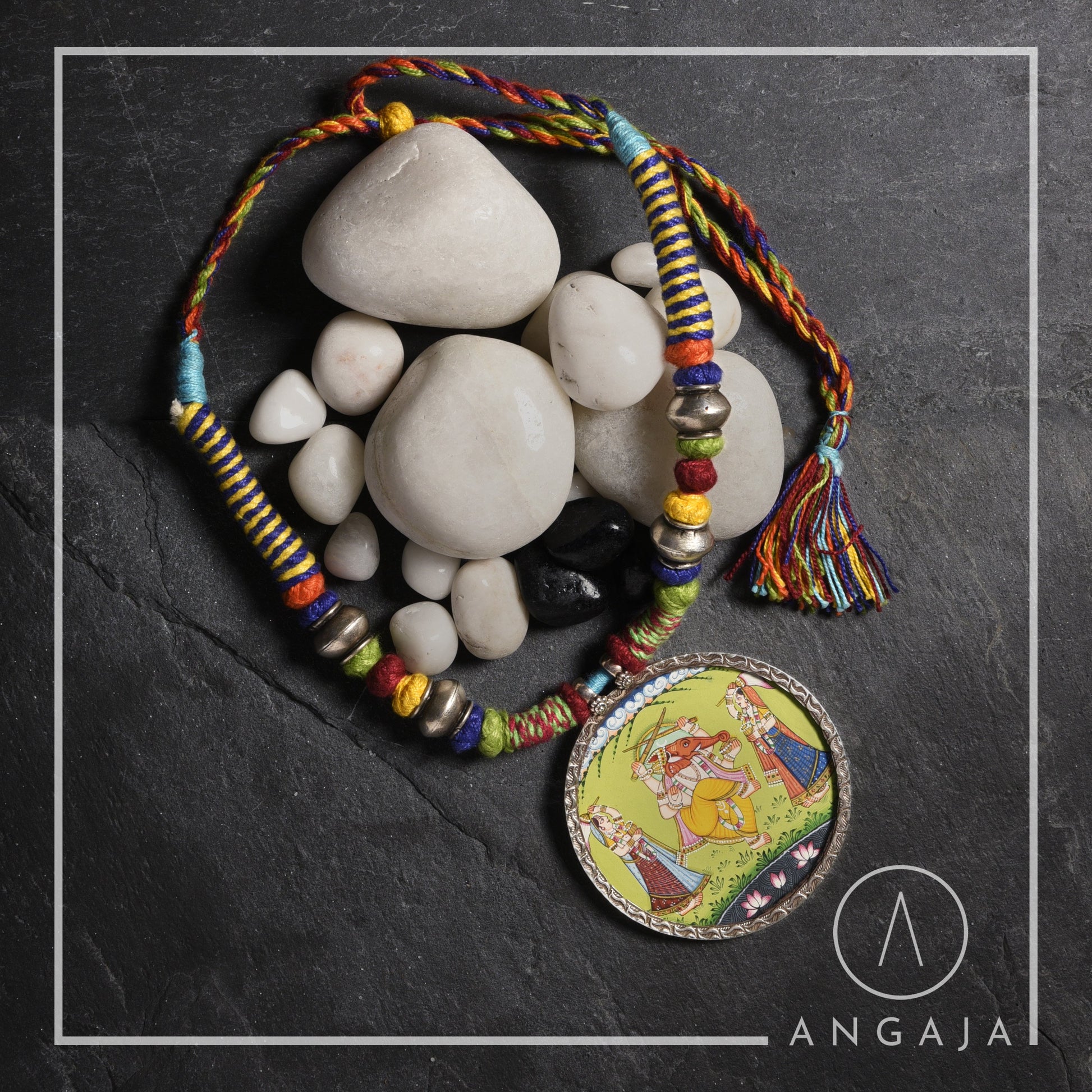 Ganesha Necklace - Angaja Silver