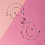 Silver Anklet - Pair