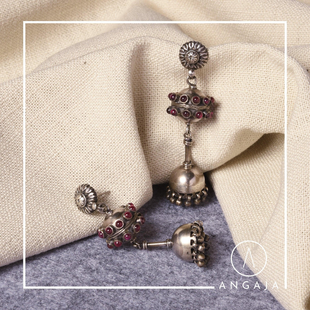 Earrings - Angaja Silver