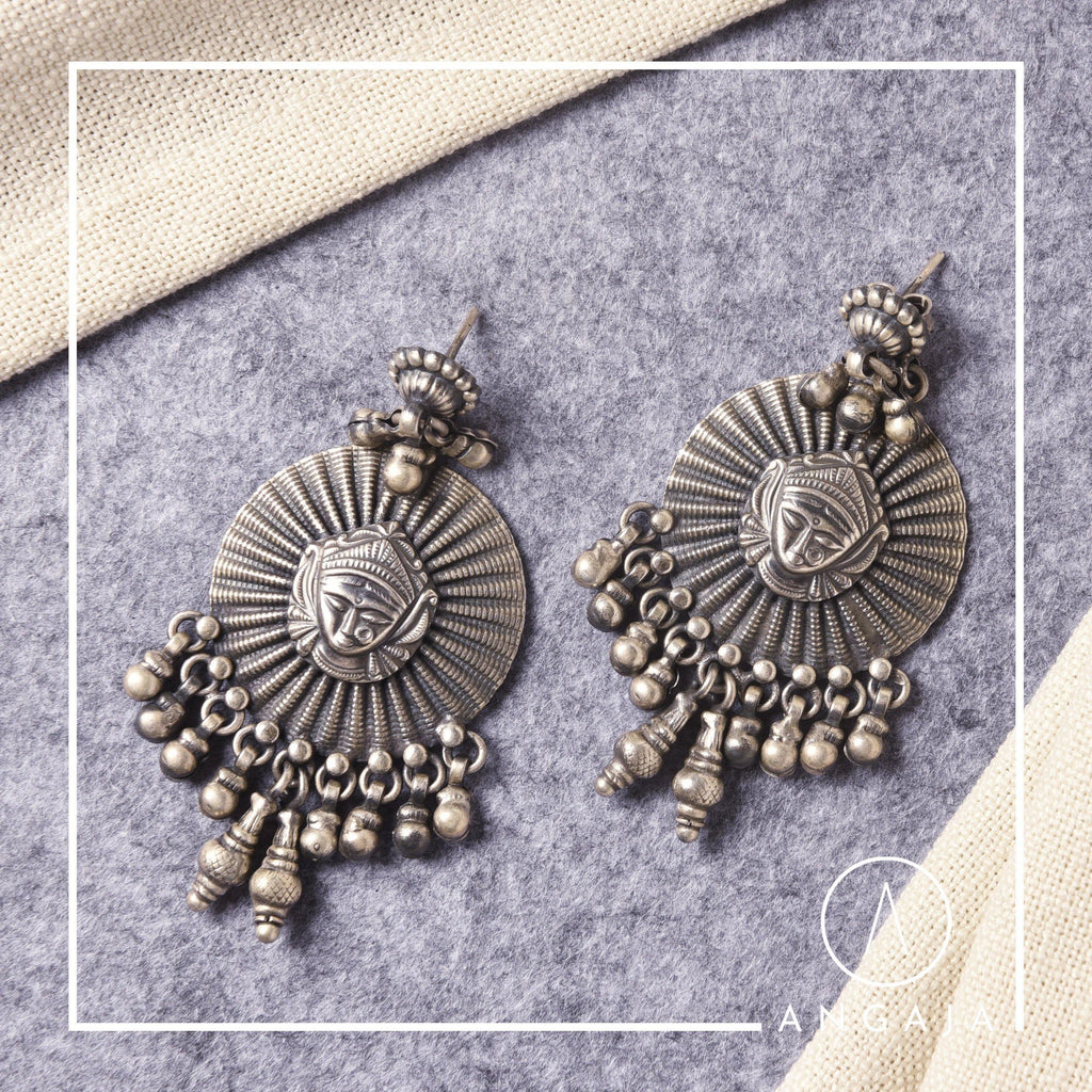 Earrings - Angaja Silver