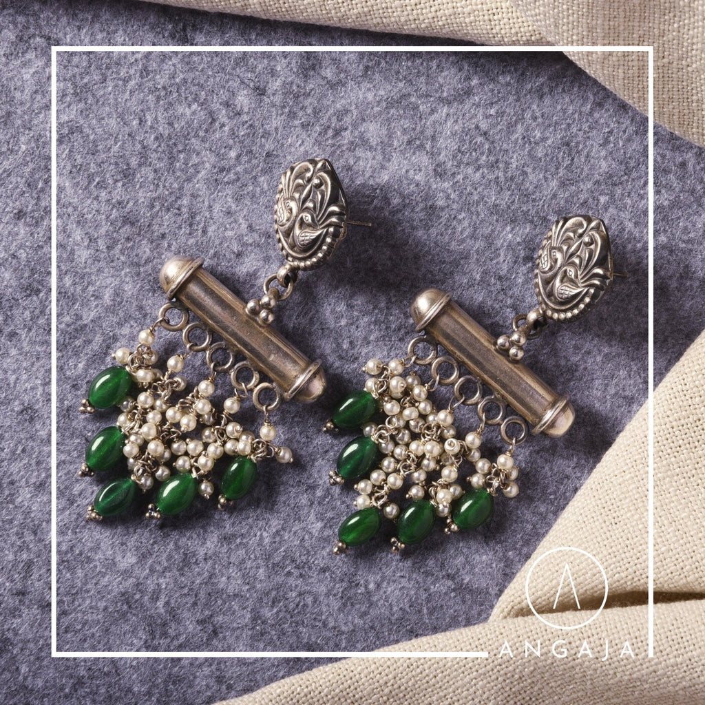 Earrings - Angaja Silver