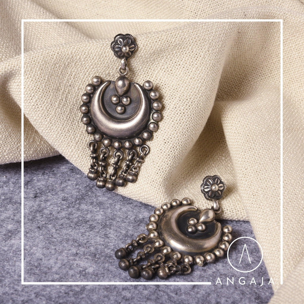 Earrings - Angaja Silver