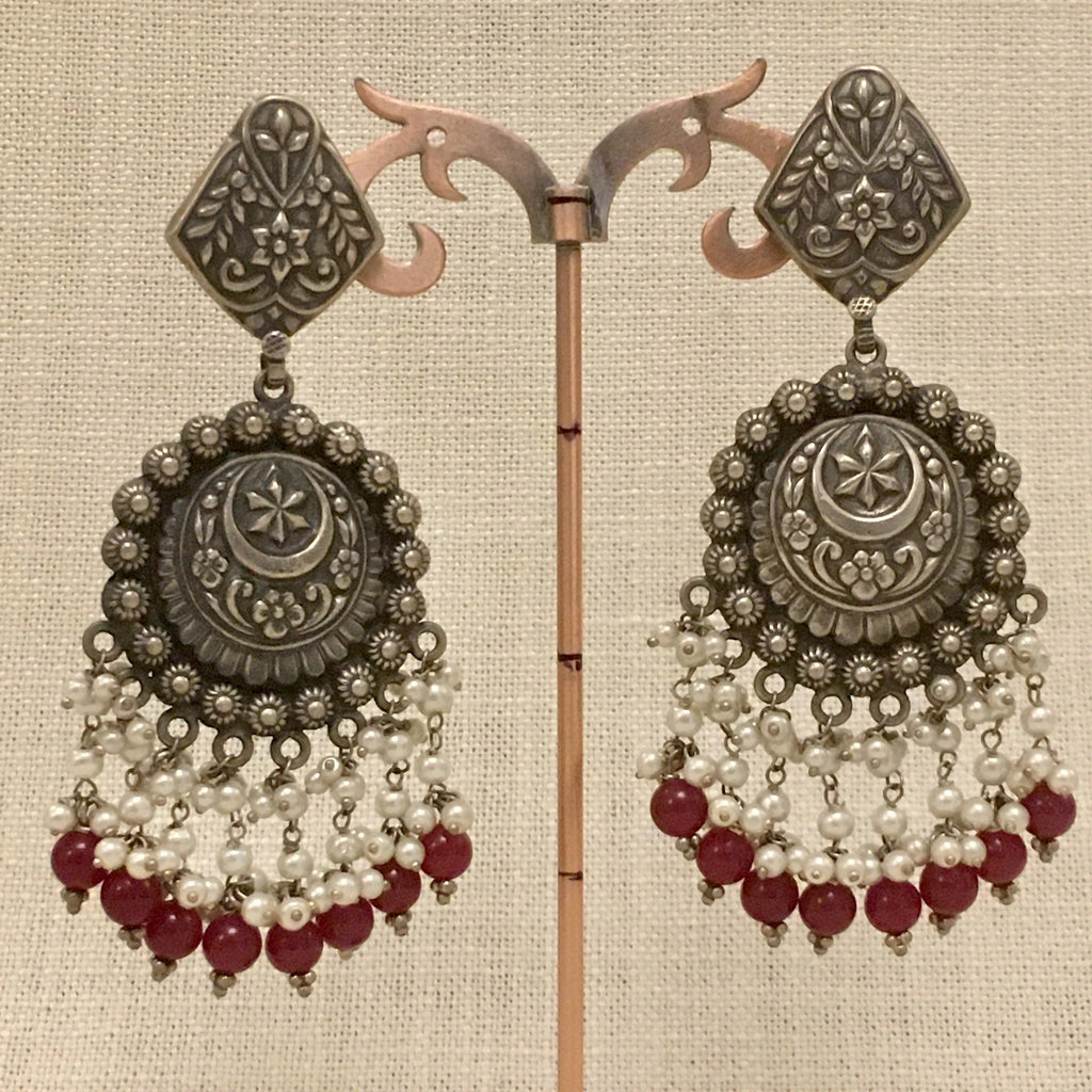 Earrings - Angaja Silver