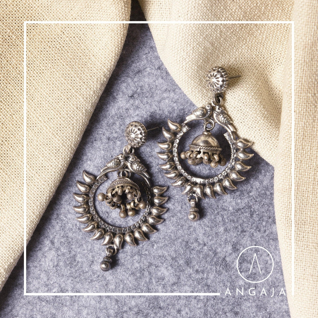 Earrings - Angaja Silver