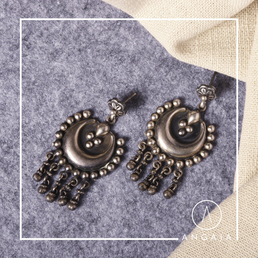 Earrings - Angaja Silver