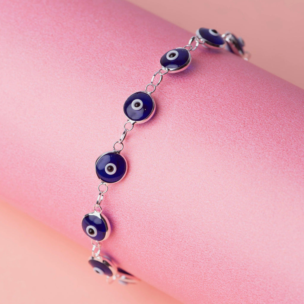 Evil Eye Bracelet - Angaja Silver