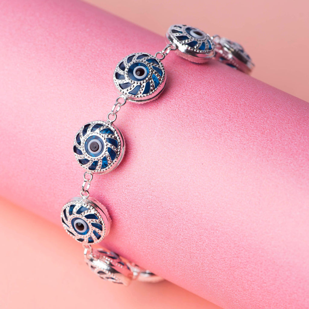 Evil Eye Bracelet - Angaja Silver