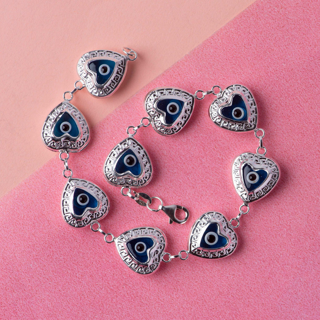 Evil Eye Bracelet - Angaja Silver