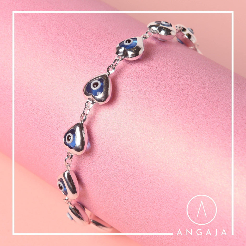 Evil Eye Bracelet - Angaja Silver