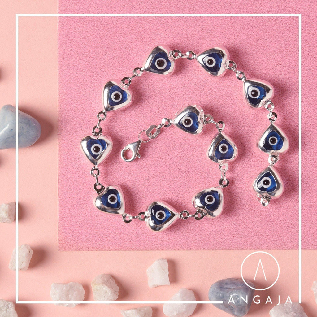 Evil Eye Bracelet - Angaja Silver