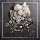 Glass and Silver Necklace - Angaja Silver