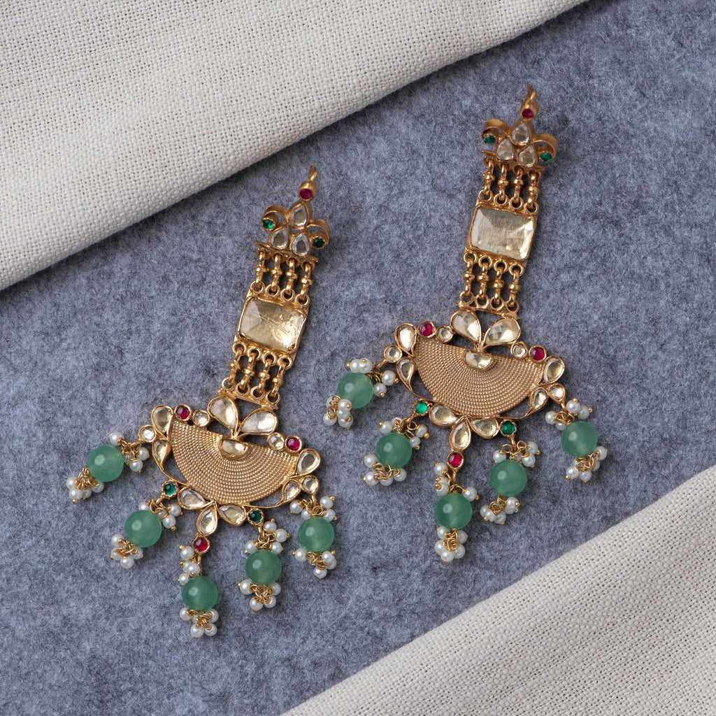 Gold Plated Silver Earrings - Angaja Silver