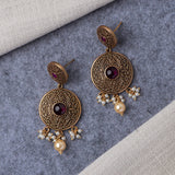 Gold Plated Silver Earrings - Angaja Silver