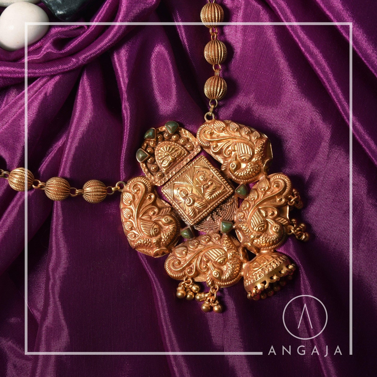 Gold Plated Silver Necklace - Angaja Silver