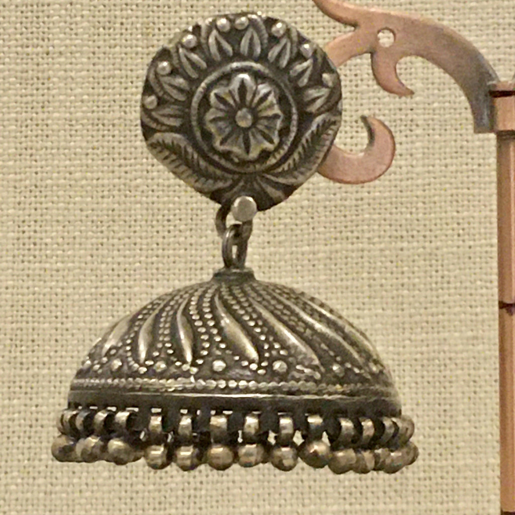 Jhumka - Angaja Silver