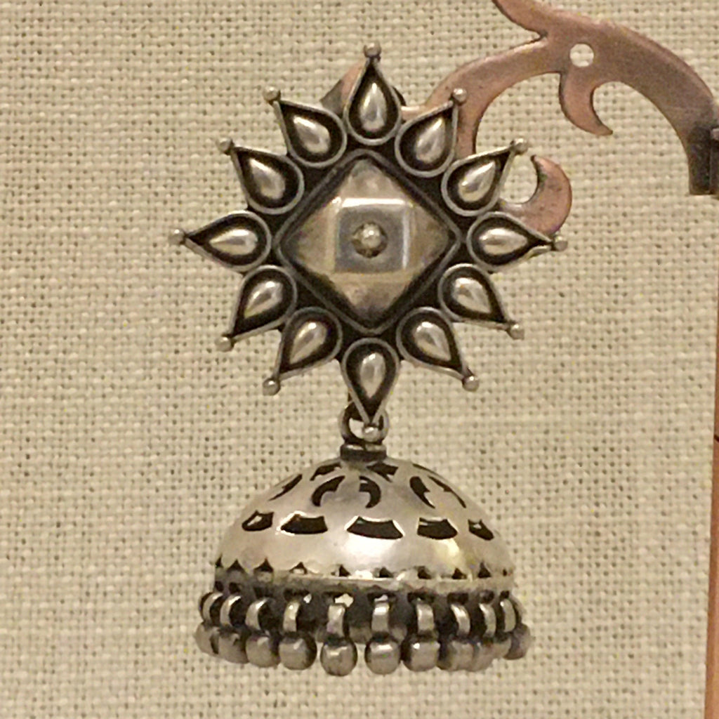 Jhumka - Angaja Silver