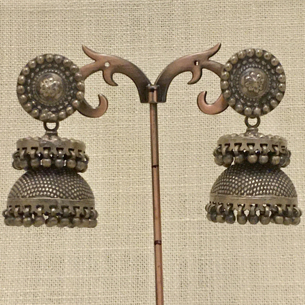 Jhumka - Angaja Silver