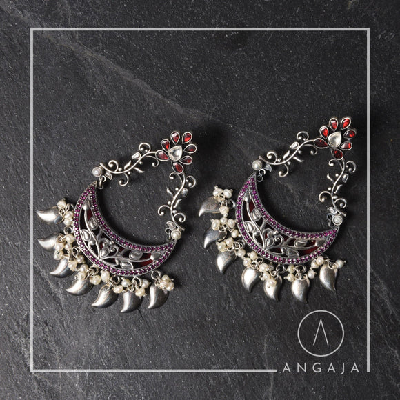 Gold Stone Earrings – Sarafa Bazar India
