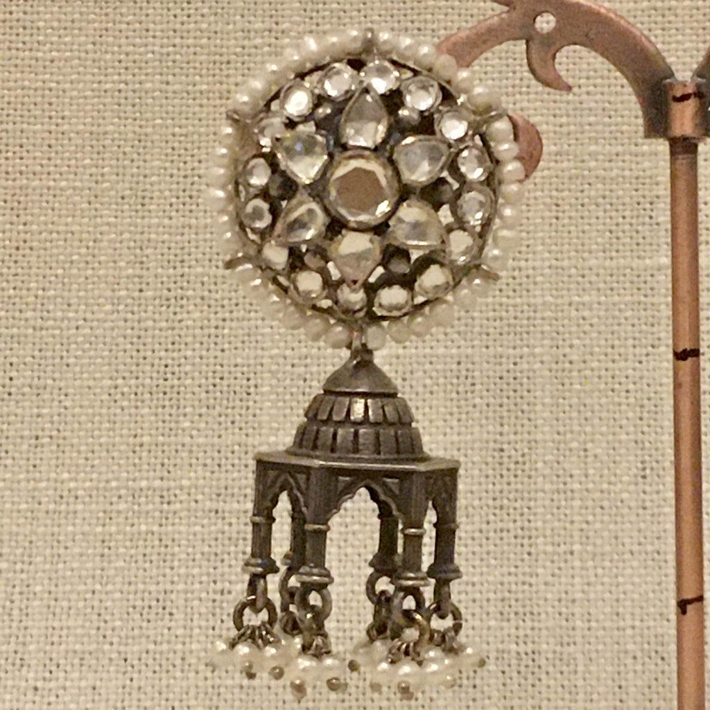 Kundan Jhumka - Angaja Silver