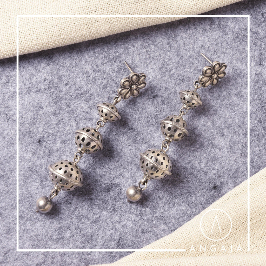 Long Earring - Angaja Silver