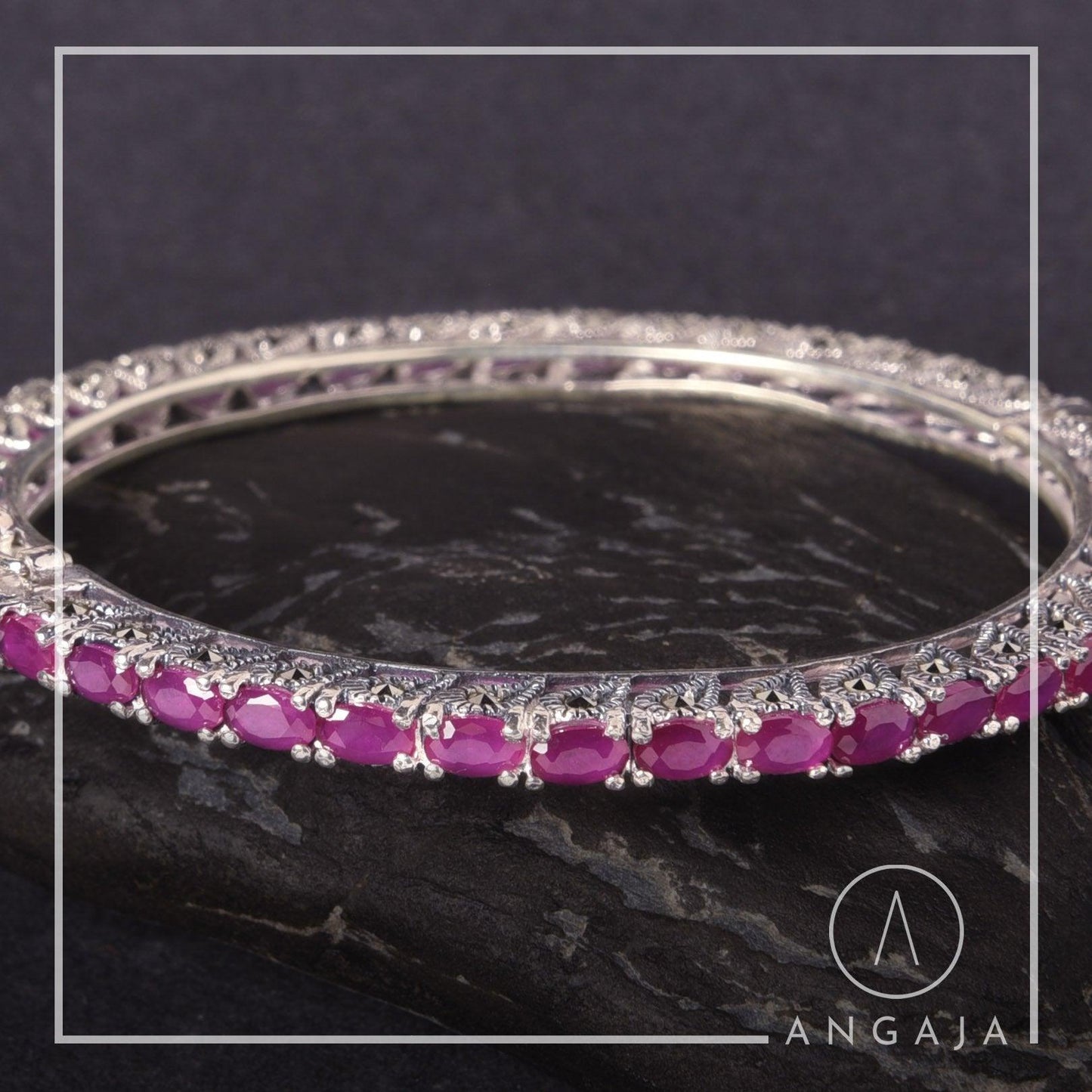 Marcasite Silver Bracelet - Angaja Silver