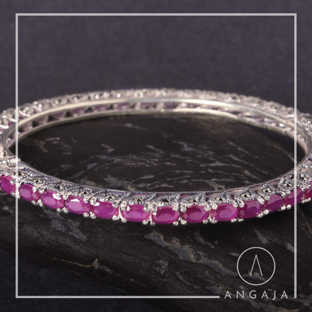 Marcasite Silver Bracelet - Angaja Silver
