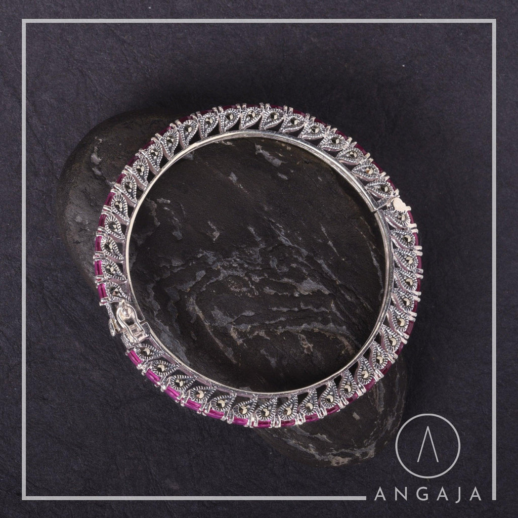 Marcasite Silver Bracelet - Angaja Silver