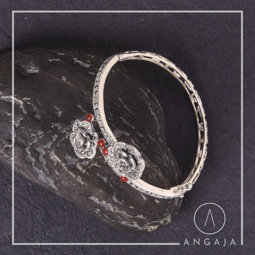 Marcasite Silver Bracelet - Angaja Silver