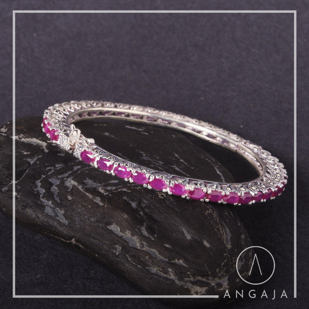 Marcasite Silver Bracelet - Angaja Silver